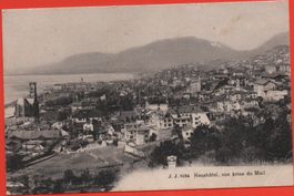 NEUCHÂTEL vue prise du Mail