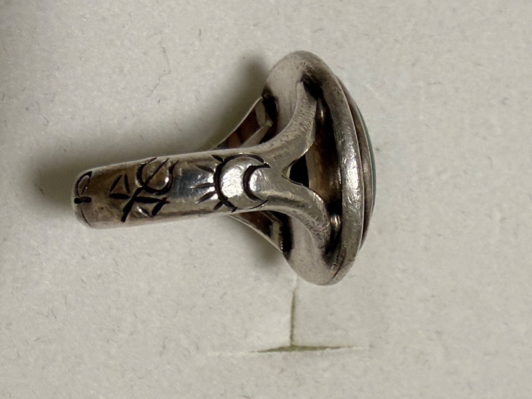 Bagues: Antik Ring Silber mit Turkis – D'occasion à Oberhof par RealStone 5