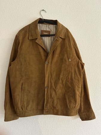 Veste Bugatti en faux daim brun, taille 52 (XL)