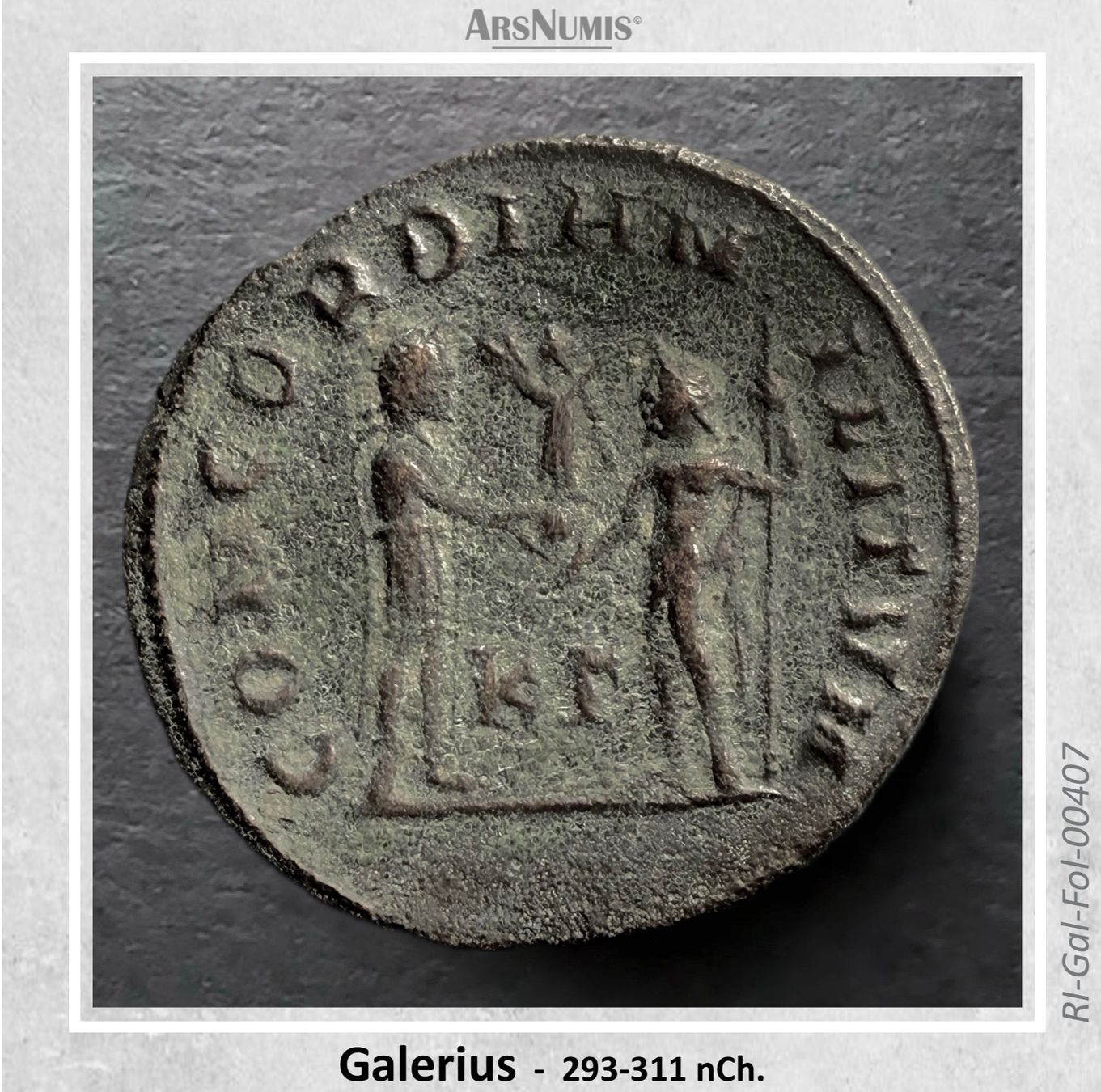 Alle Münzen: Römische Münze - Galerius – Gebraucht aus Oberwil b. Zug von ArsNumis 1