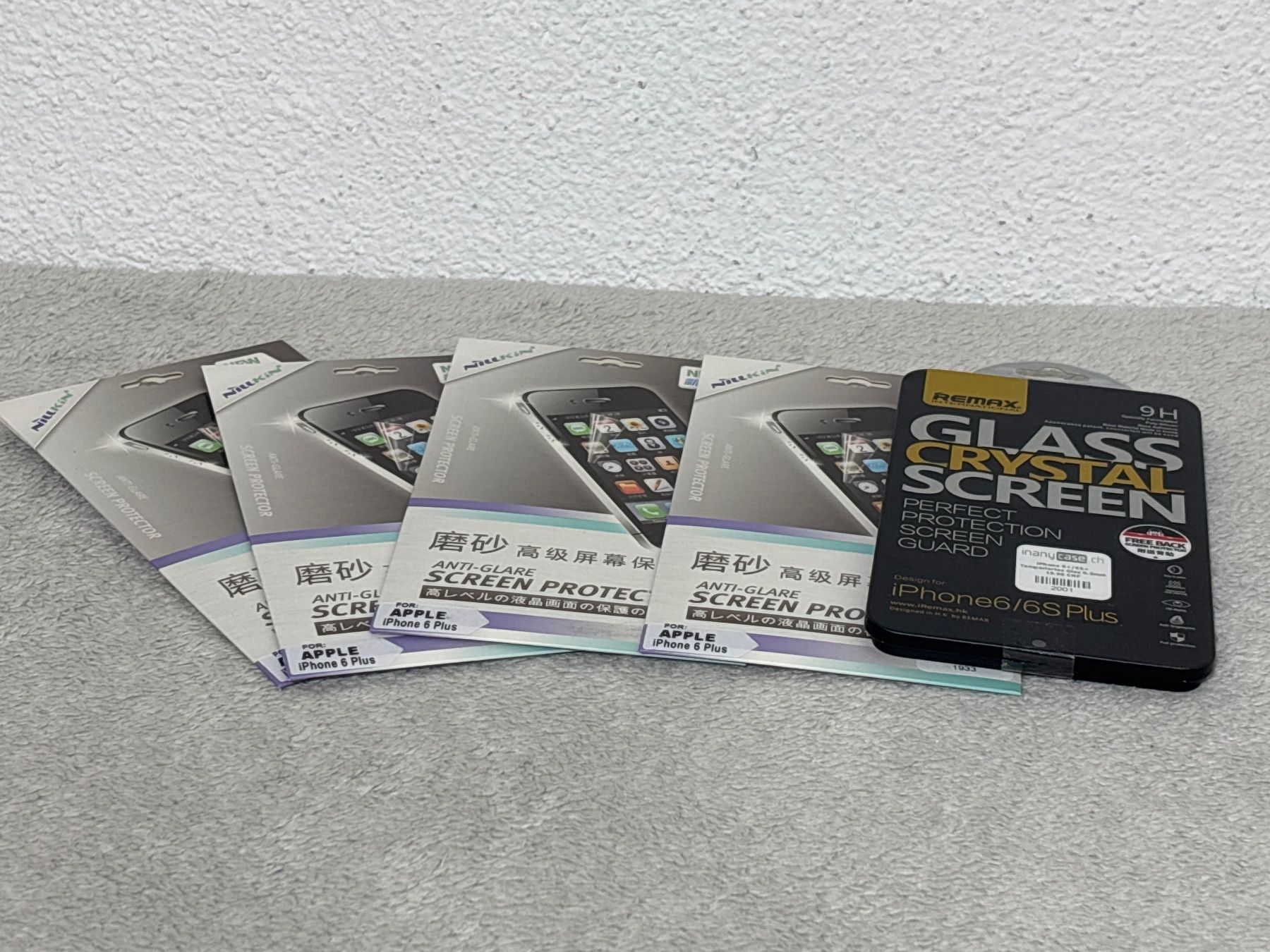 Ritocchi & pellicole di protezione: iPhone 6/6S Plus Displayschutzfolie Panzerglas, 6 Stk. – Nuovo e nell'imballaggio originale da Oberegg venduto da MR-shop
