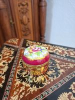 Limoges Stil Porzellan Dose CP Mehun Frankreich Handbemalt