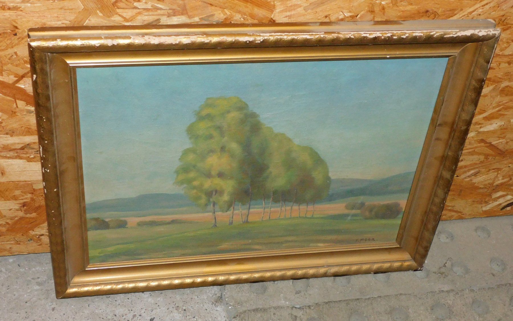 Dipinti: Kunst Gemälde gr Landschafts Gemälde - Leben - Ölgemälde sig – Usato da Sursee venduto da 76 6