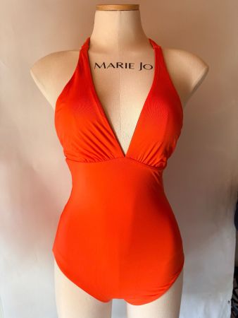 TRIUMPH, Badekleid FREE SMART, Grösse 3, Farbe Orange/Braun