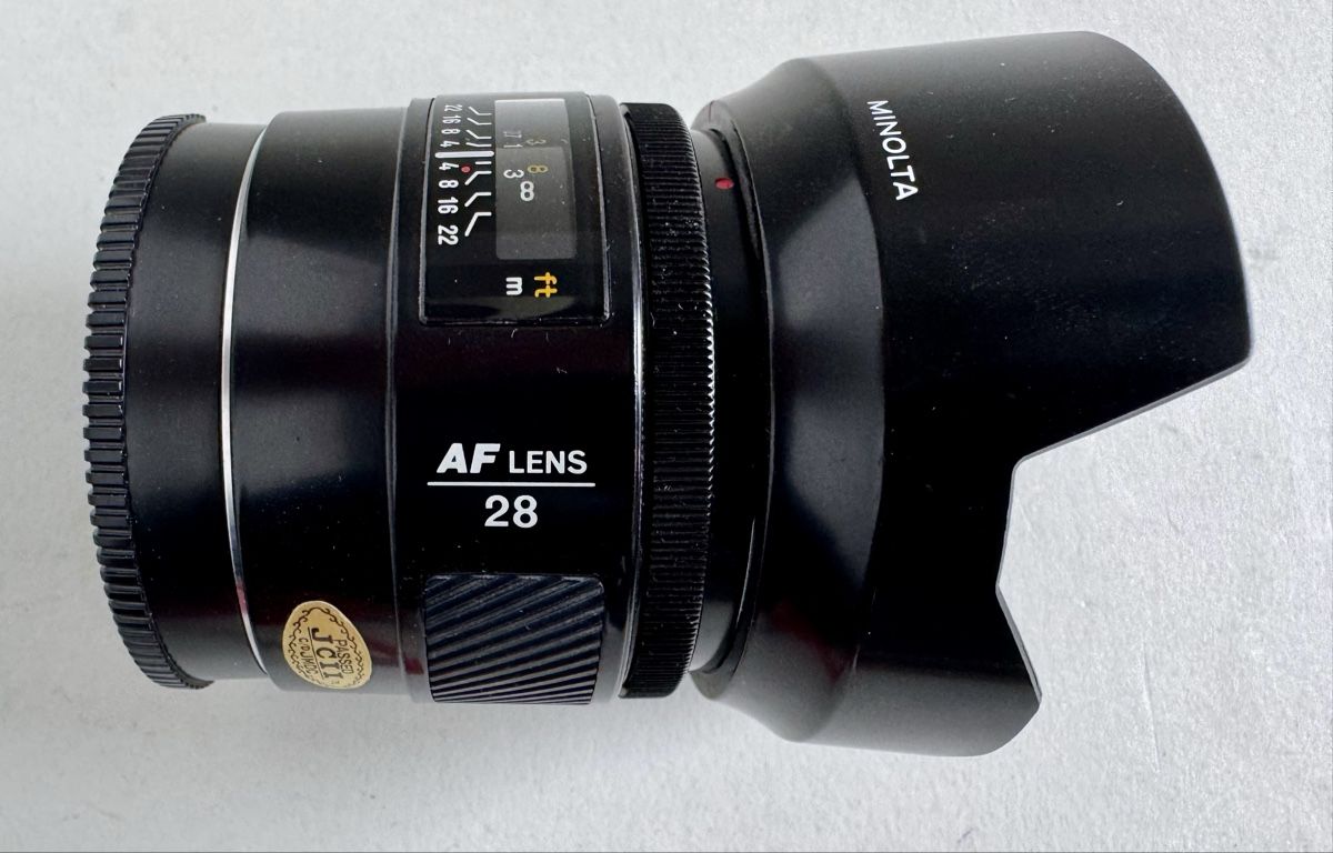 Minolta Objektive: Objektiv Minolta 28mm 2,0 Sony A mount – Gebraucht aus Basel von filmkamera
