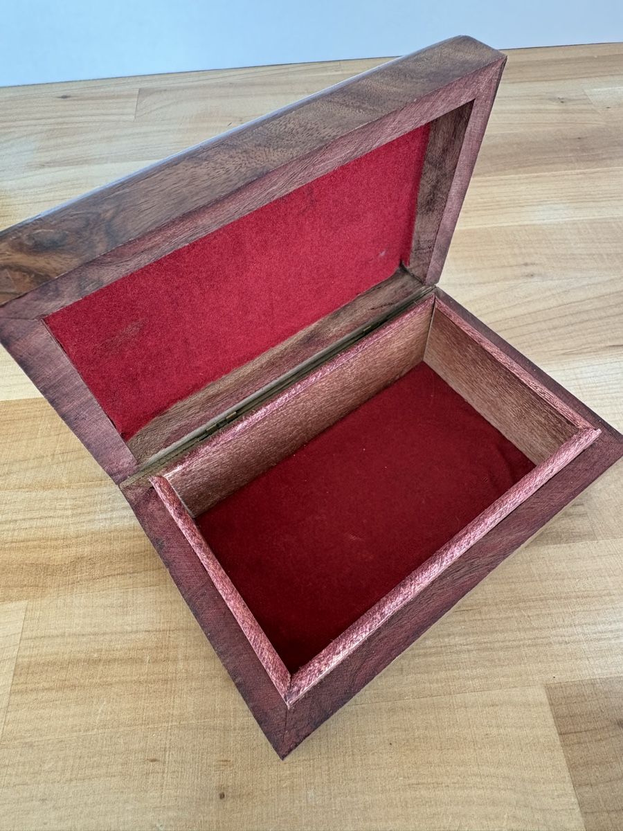 Portagioie: Holz Dose Box Schatulle – Usato da Rümlang venduto da SchumBru10 3