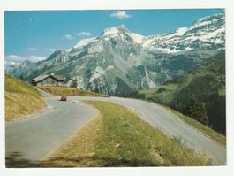 Postkarte 1987 Col de la Croix, Glacier des Diablerets, Auto