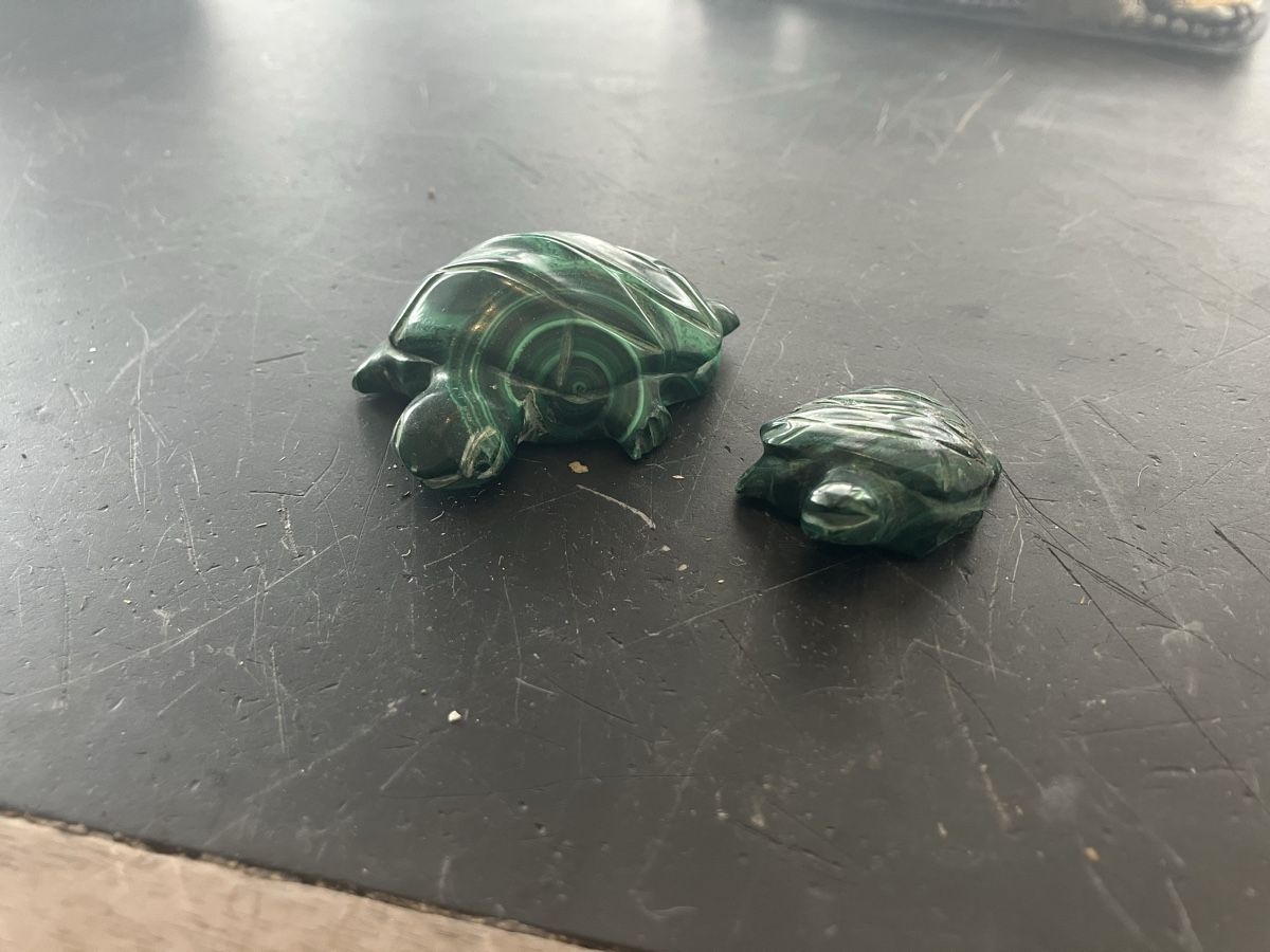 Sculture & Statue: 2 statuettes tortues – Usato da Fribourg venduto da Birchler.christian