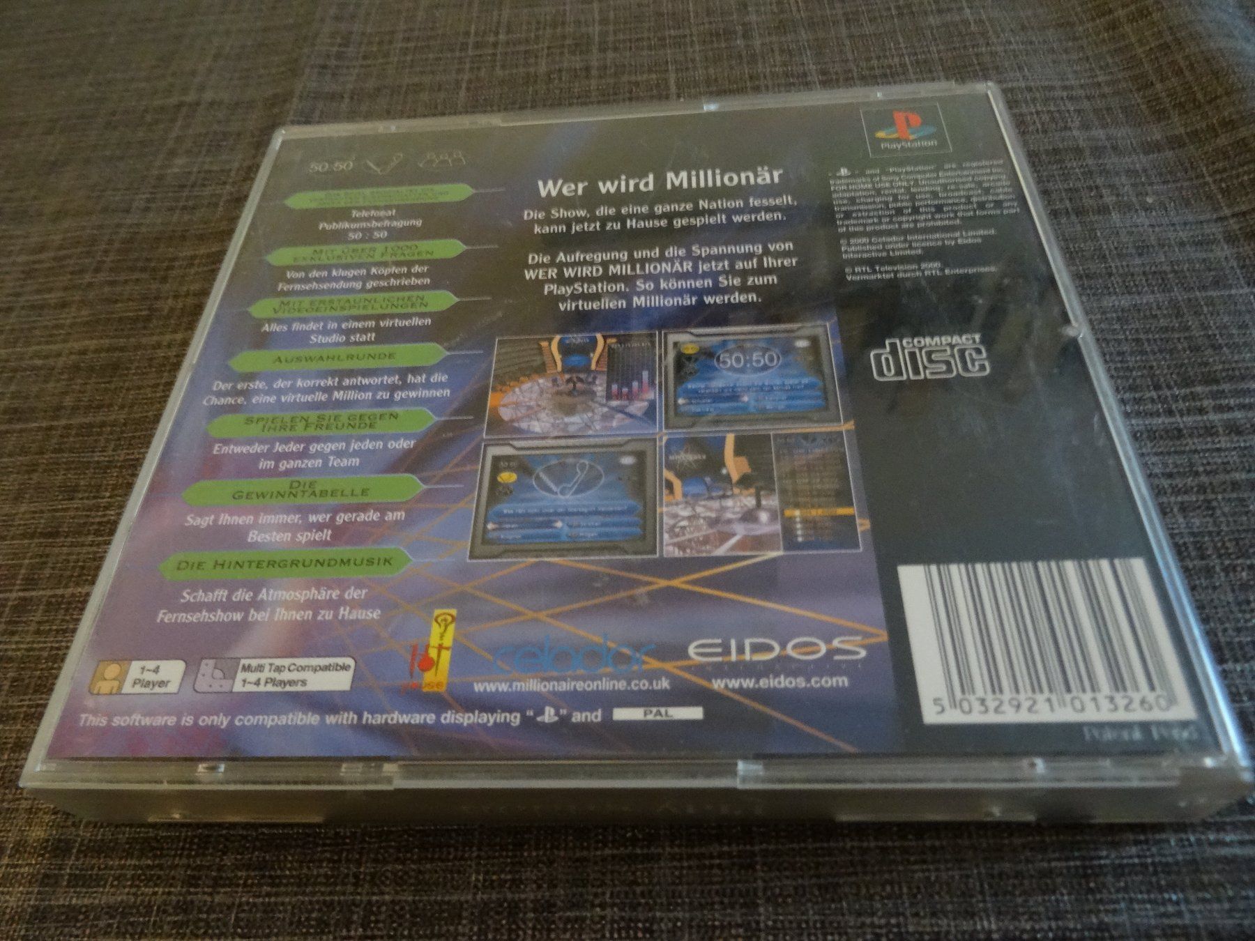 Sony Spiele: Wer wird Millionär PS1 – Gebraucht aus Olten von Disc-Ausverkauf 2
