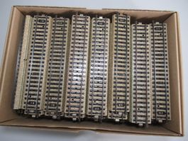 89 Stück. Gerade Gleisstücke 5106, Märklin H0