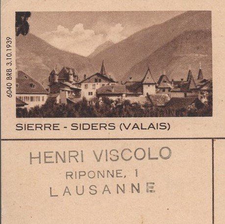 Tutti i francobolli: BPK  1944  Bild SIERRE - SIDERS (VALAIS) – Usato da Aarau venduto da kufi44 1