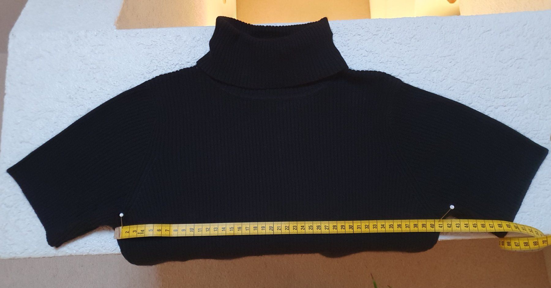 Maglioni & Felpe: Schwarzer Rollkragenpullover, Sergio, XS, Baumwolle-Cashmere – Usato da Teufen AR venduto da pischa 3