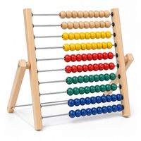 IKEA  Rechenrahmen Holz bunt – klappbar – Lernspielzeug