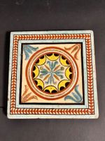 Antike Fliese 1889 VG signiert Siedler