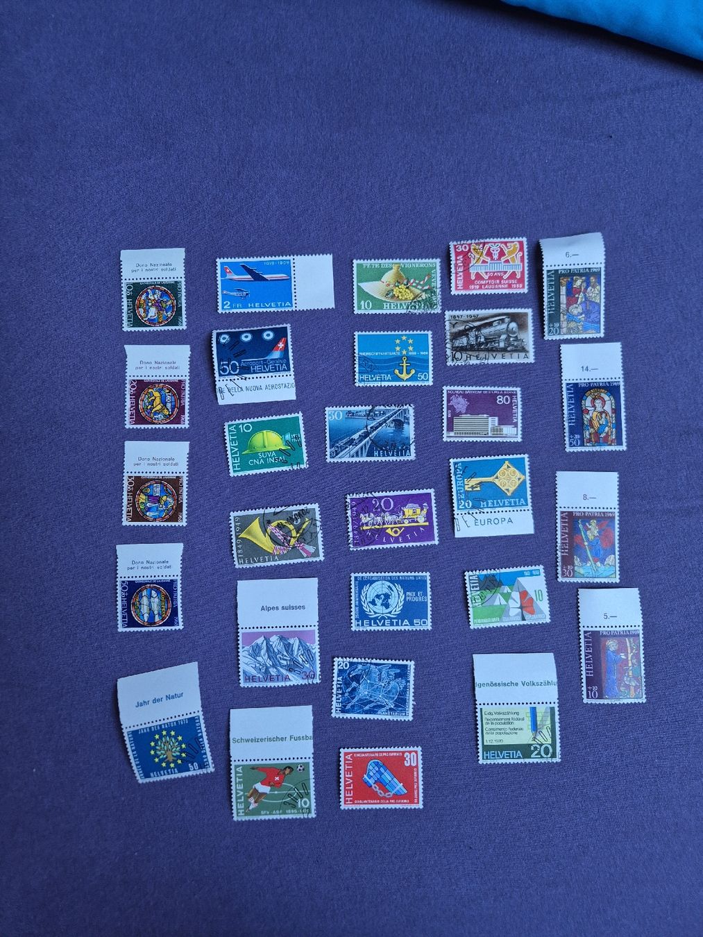 Alle Briefmarken: lot de timbres suisses – Gebraucht aus Cossonay-Ville von bricbroc 1