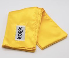 Kampfkunstgürtel, gelb, aus Satin, neu