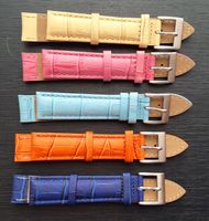 5 x Uhrenband, verschiedene Farben (Bandanstoss: 18 mm)