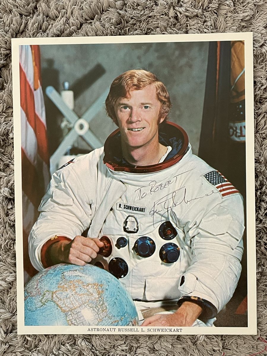 Autografi: Original Autogramm Rusty Schweickart Apollo 9 – Usato da Bern venduto da marketspace