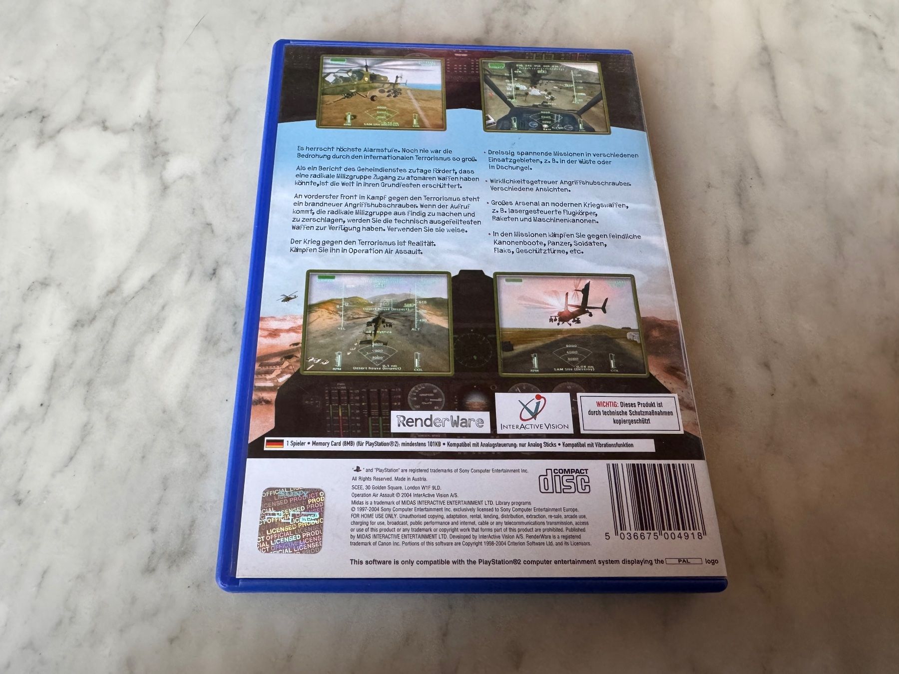 Sony Spiele: OPERATION AIR ASSAULT SPIEL FÜR PS2 – Gebraucht aus hägendorf von twilightprincess 2