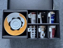 Angelo Fortuna Espressotassen, 12-teilig, Gold-Edition