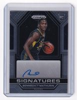 SENSATIONAL Signatures BENNEDICT MATHURIN -  PRIZM Panini