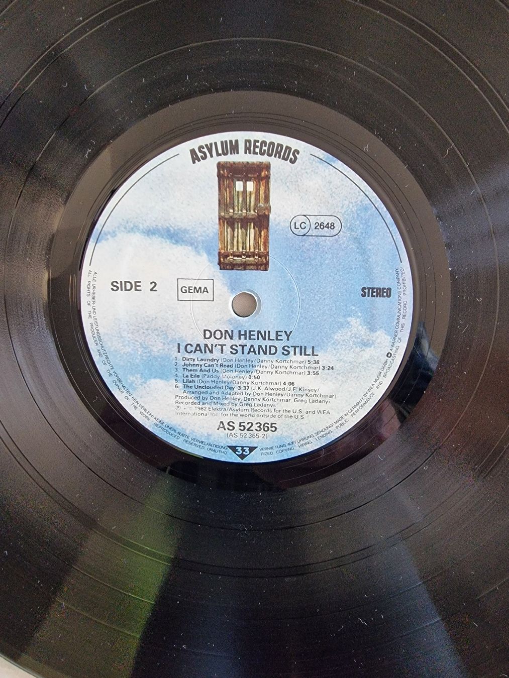 Schallplatten: Don Henley - I can't stand still – Gebraucht aus Pfaffnau von gunport 2