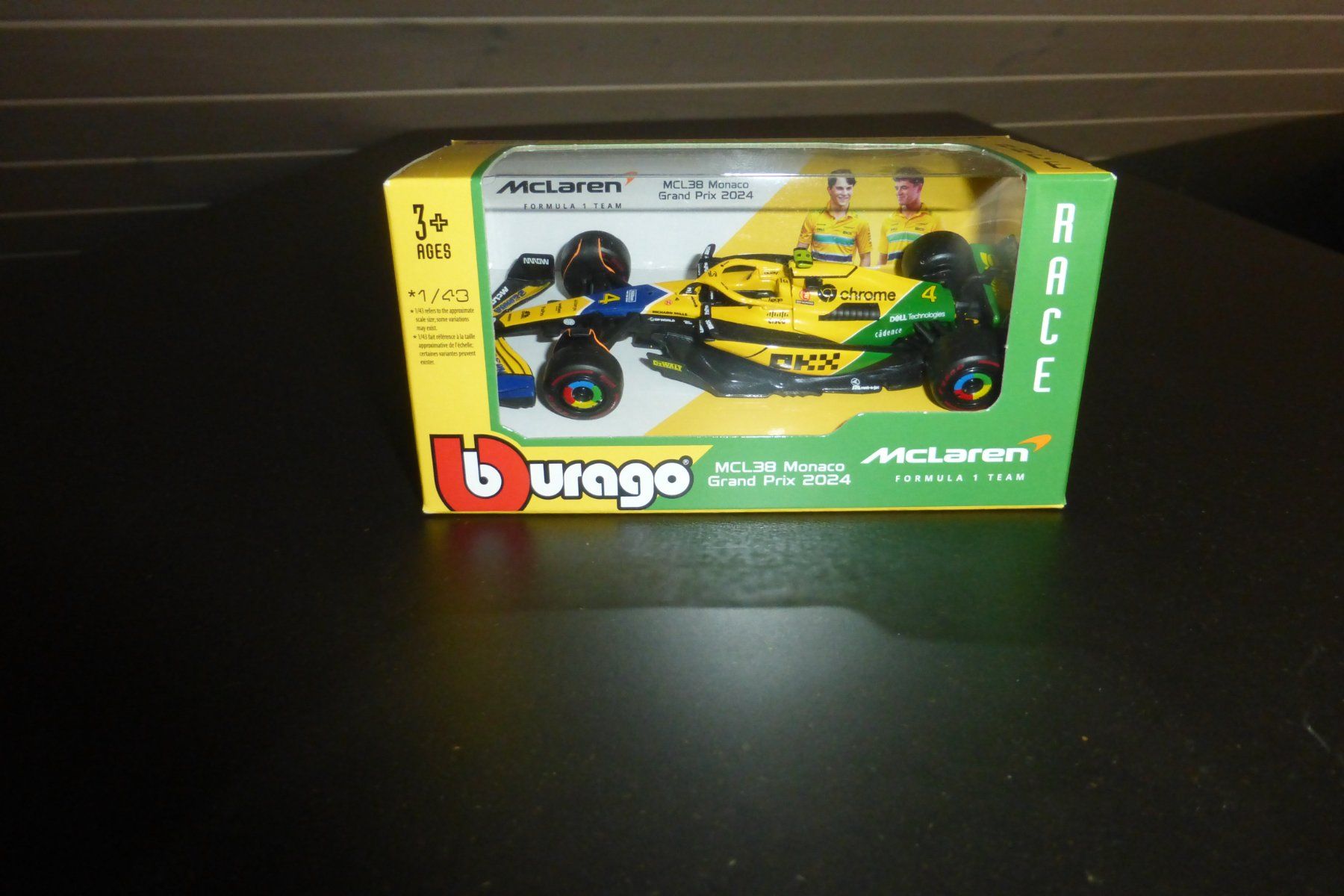 Bburago Modellini d'auto: McLaren MCL38 Monaco GP Burago 1:43 – Usato da Gempen venduto da Smokie72