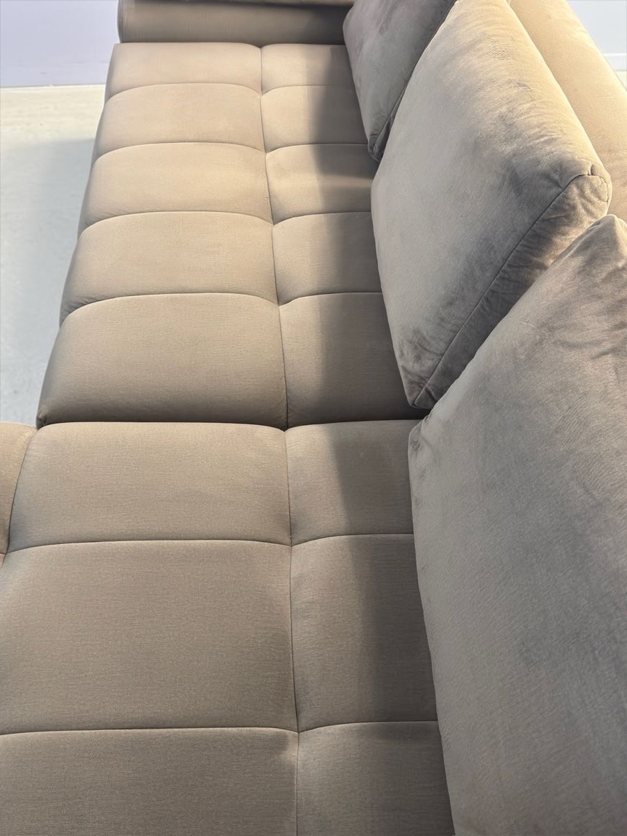 Sofas: Ecksofa mit Schlaffunktion und Stauraum, silbergrau – D'occasion à Fehraltorf par Sofalab.swiss 3