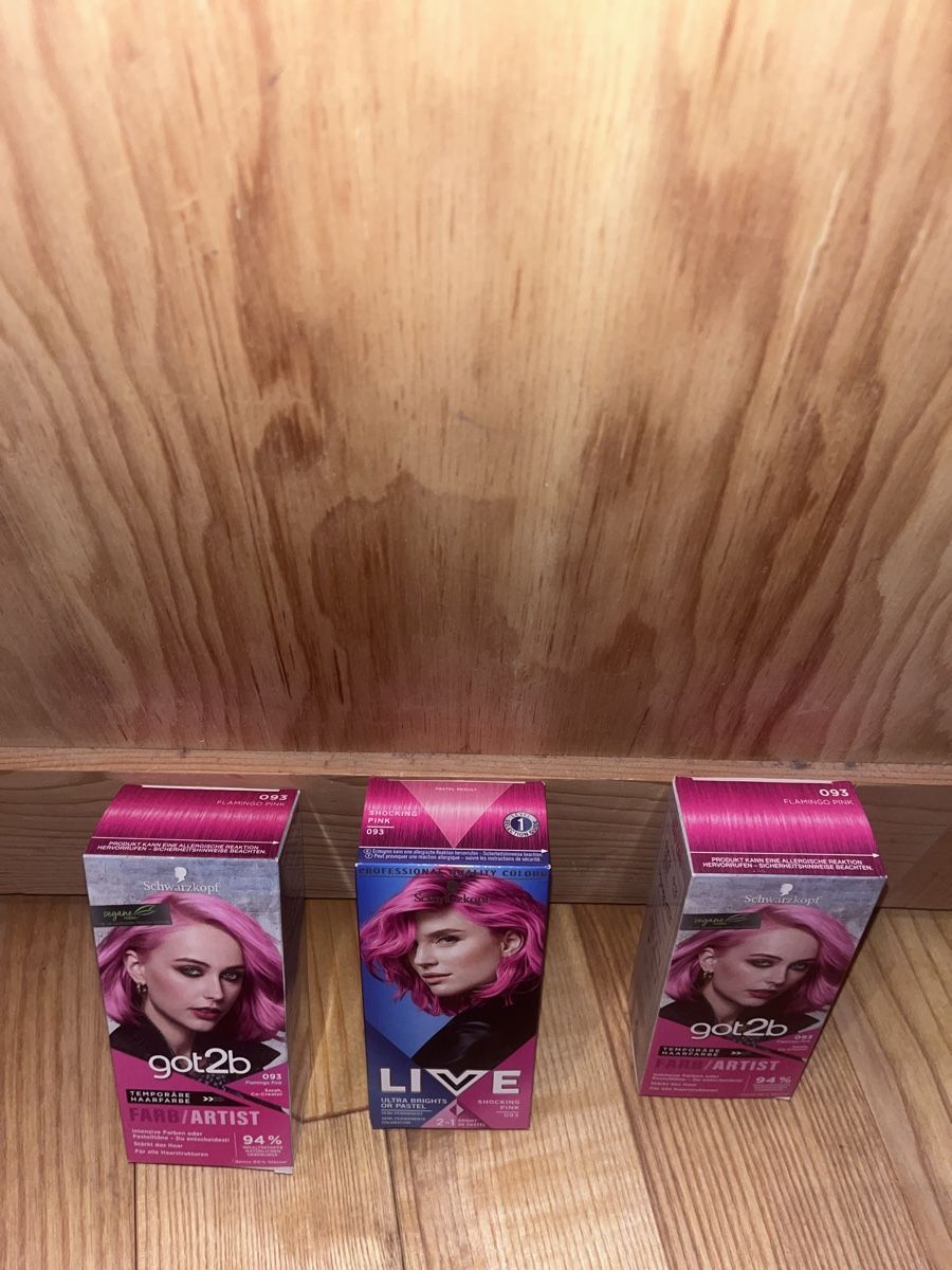 Teintures: Haarfarbe Pink got2b LIVE 3er Pack neu  – Neuf avec emballage d'origine à Schöftland par nevio74 1