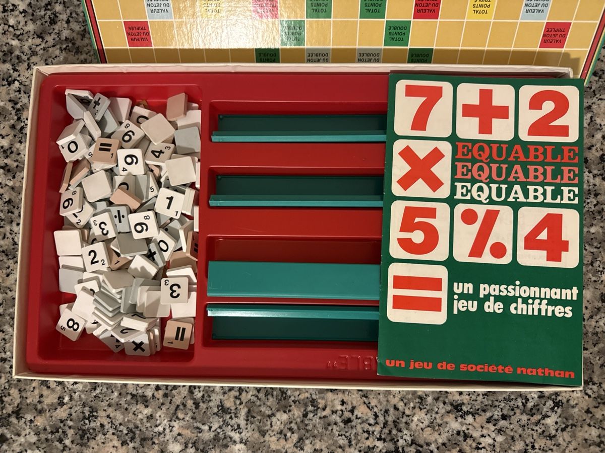 Giochi: Jeu Equable de Nathan - Passionnant jeu de chiffres – Usato da Carouge GE venduto da OlivierZ 1