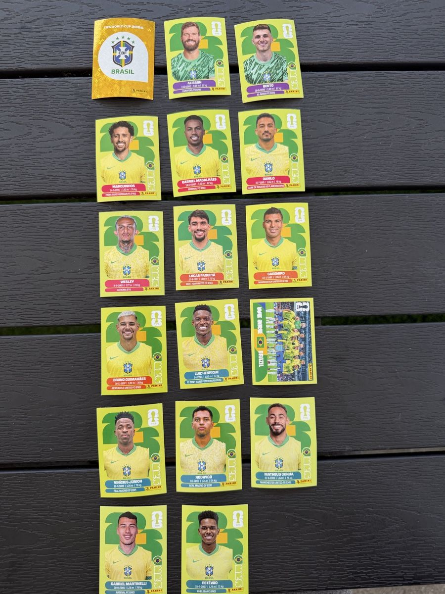 Panini Carte collezionabili: WM 2026 Panini Sticker, Diverse Brasilien – Nuovo (secondo la descrizione) da Seengen venduto da Gegu2
