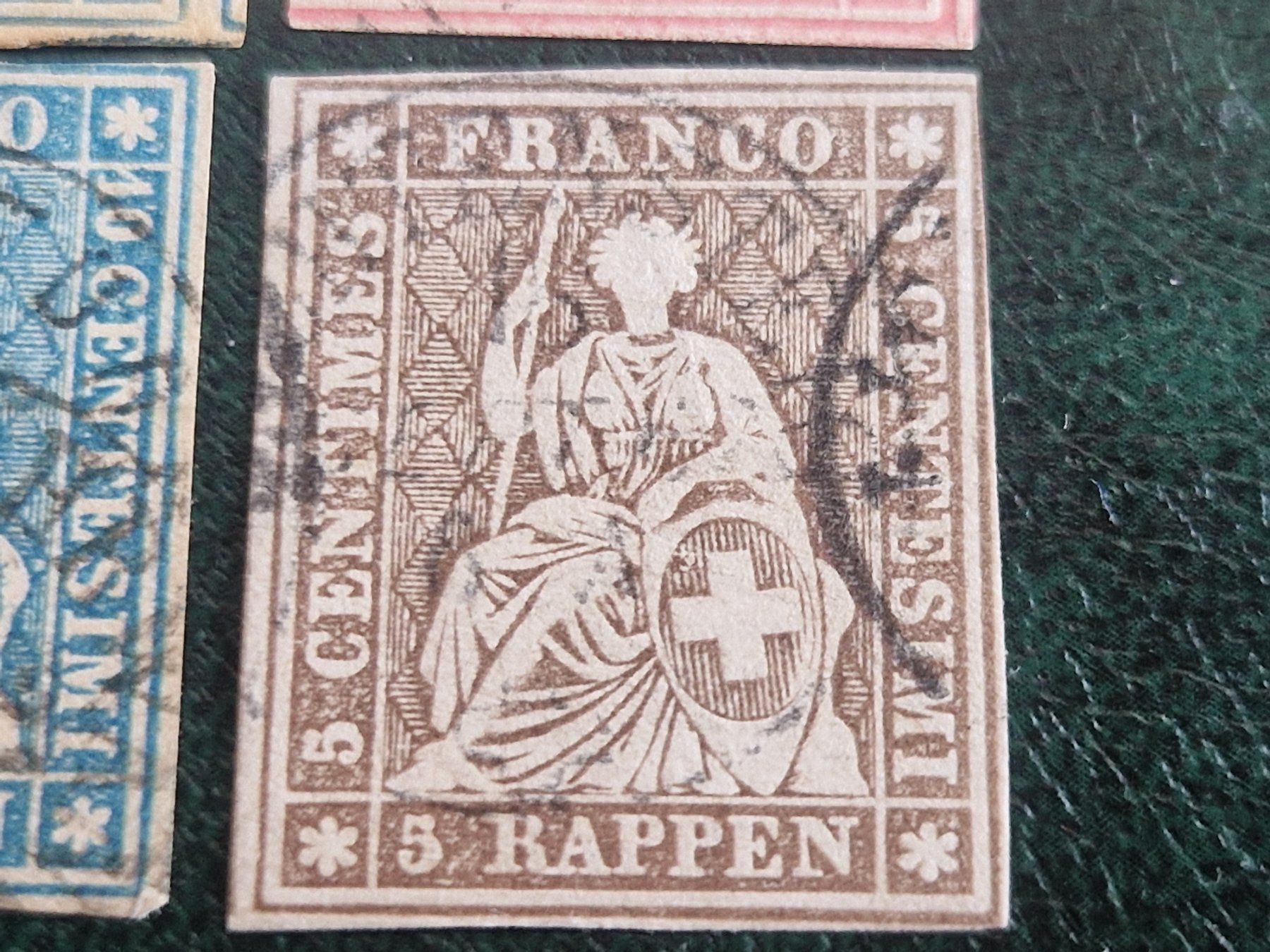 Tous les timbres: Strubel 4St., nicht bestimmt, ab 1.- – D'occasion à Burgdorf par Glossy01 4