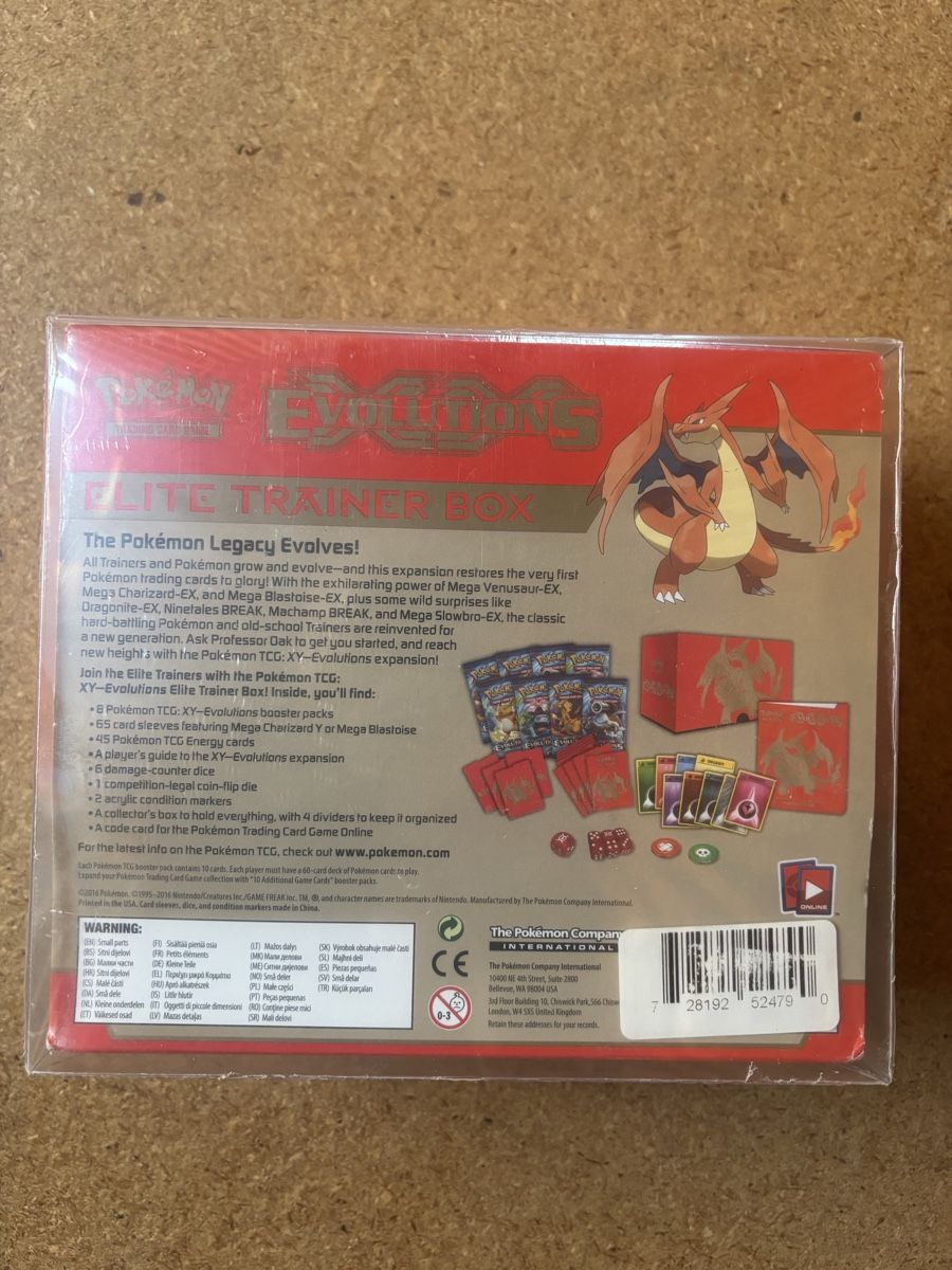 Pokémon Carte collezionabili: EN - Pokemon Evolutions Charizard ETB – Nuovo e nell'imballaggio originale da steinhausen venduto da pat_nc2x 1