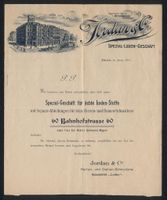Briefkopf Zürich, Jordan, Co., Spezial-
