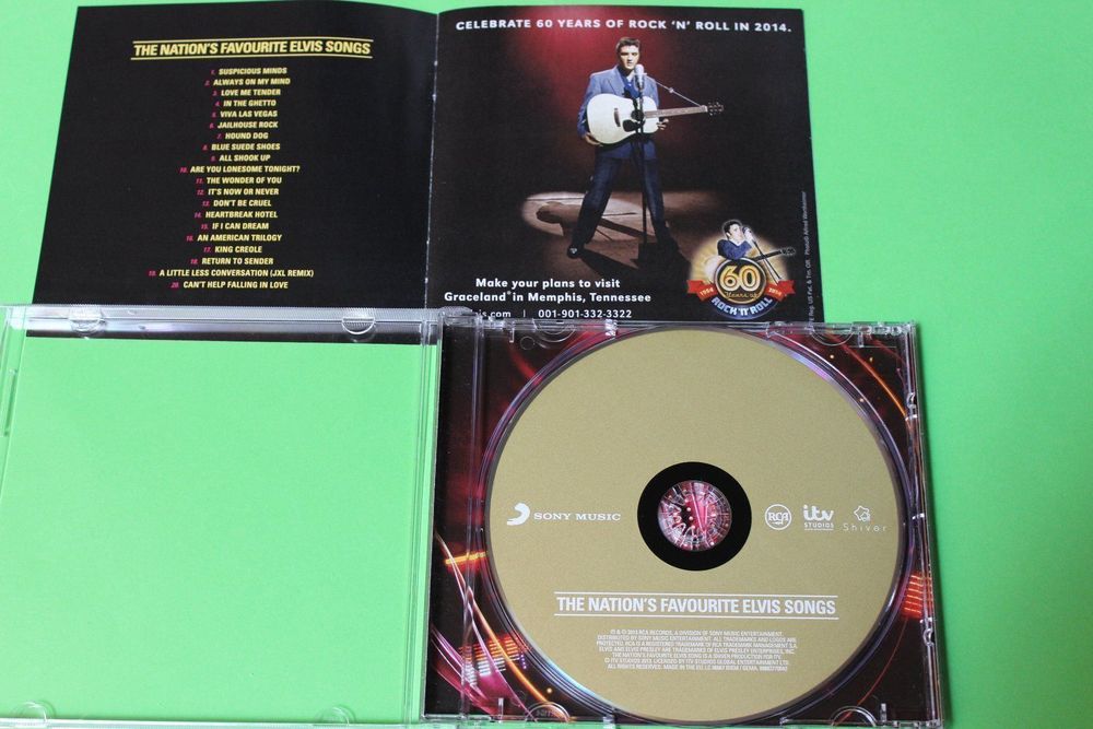 ELVIS PRESLEY - THE NATION'S FAVOURITE ELVIS SONGS CD 2013 4