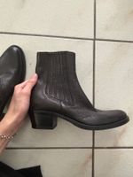 Bottines western en cuir made in Italy - 36