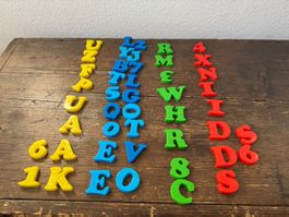 Magnet-Buchstaben | Buchstaben - magnetisch - in Farbe