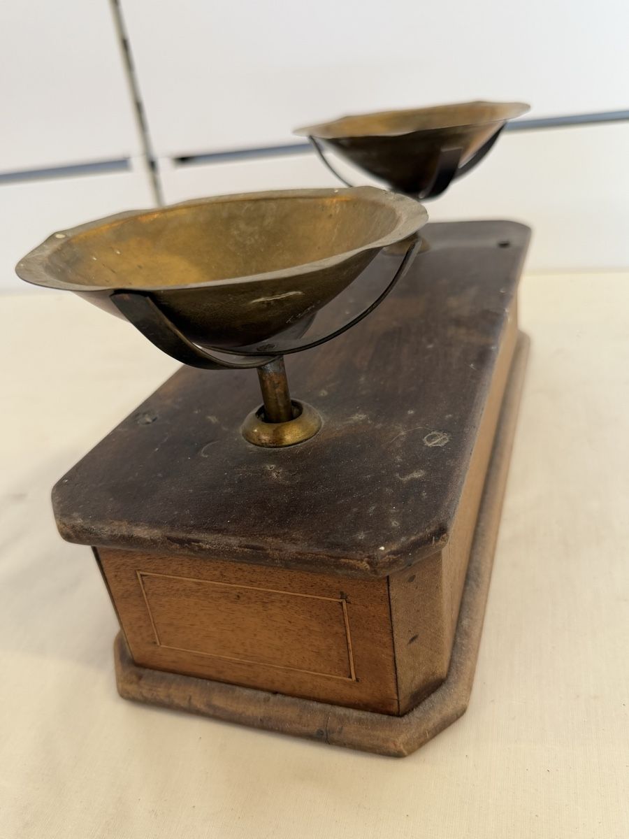 Bilance e pesi: Balance de precision ancienne bois laiton  – Usato da montreux venduto da Always-Good 6