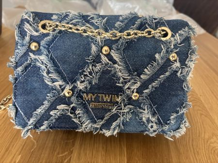 My Twin / Twinset Handtasche Denim Jeans-Look, neuwertig!