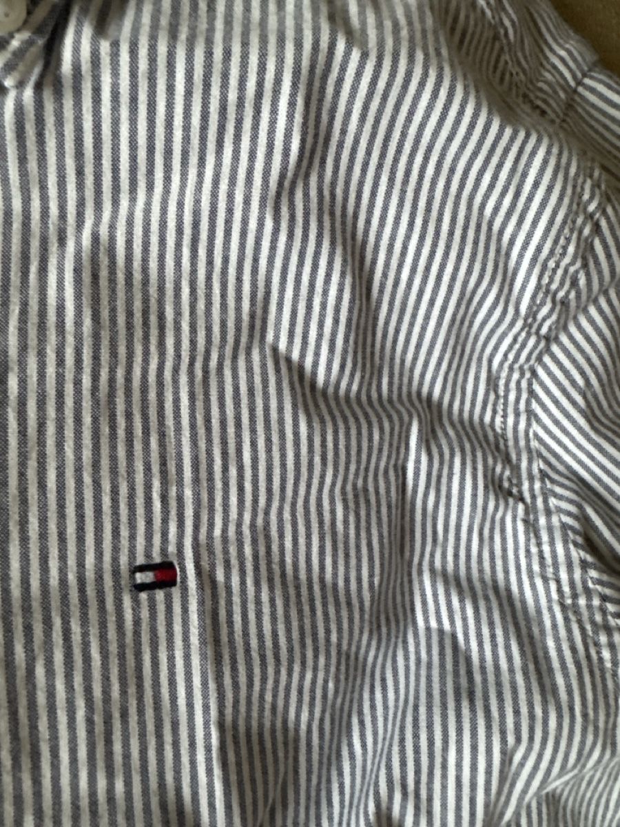 Tommy Hilfiger Camicie: Tommy Hilfiger Hemd gestreift Grösse XL THflex Regular Fit – Usato da Schlieren venduto da nowaya 2