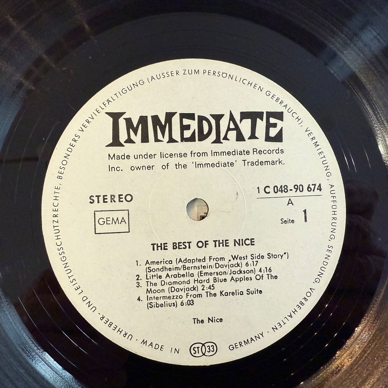 Schallplatten: NICE - THE BEST OF THE NICE – Gebraucht aus Zürich von fehlton 3