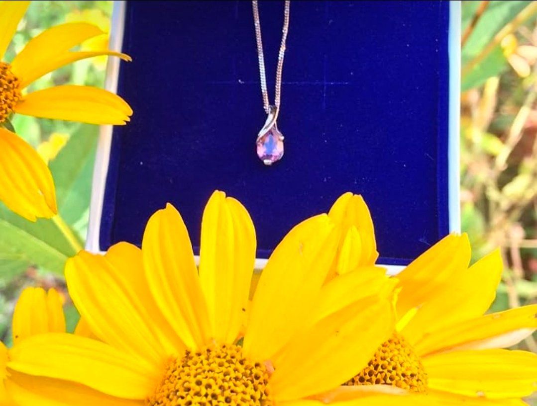 Catenine: 9k halskette mit amethyst – Nuovo e nell'imballaggio originale da Hemmental venduto da GoldundGlanz