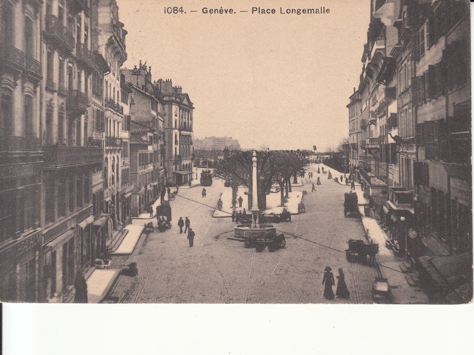 Ansichtskarten: Genève Longemalle 1914 – Gebraucht aus Bürglen TG von StampGraf