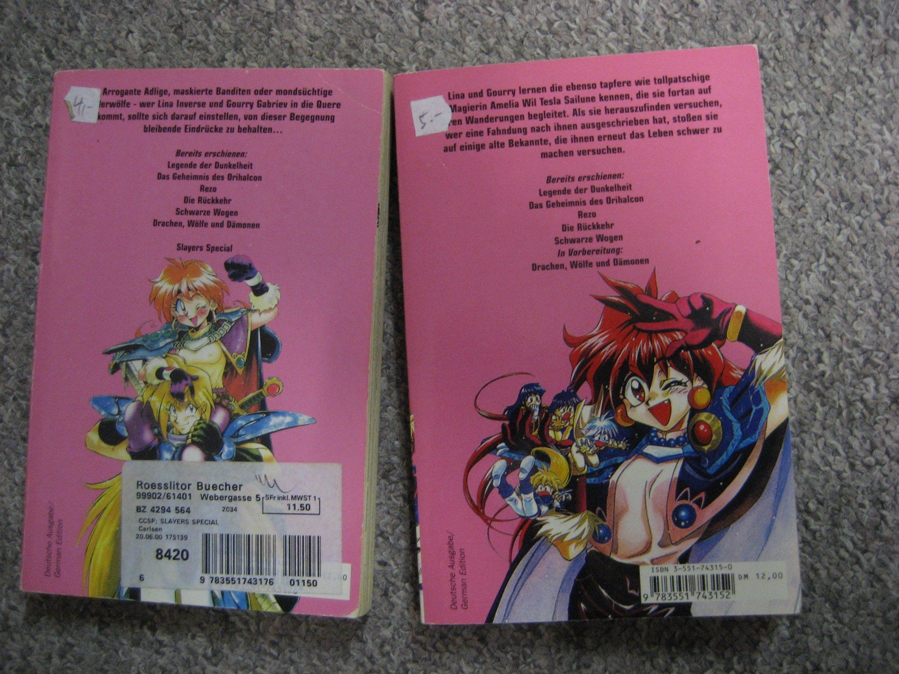 Comics: Slayers 5 + Slayers Special – Gebraucht aus Bottighofen von Spiderman61 1