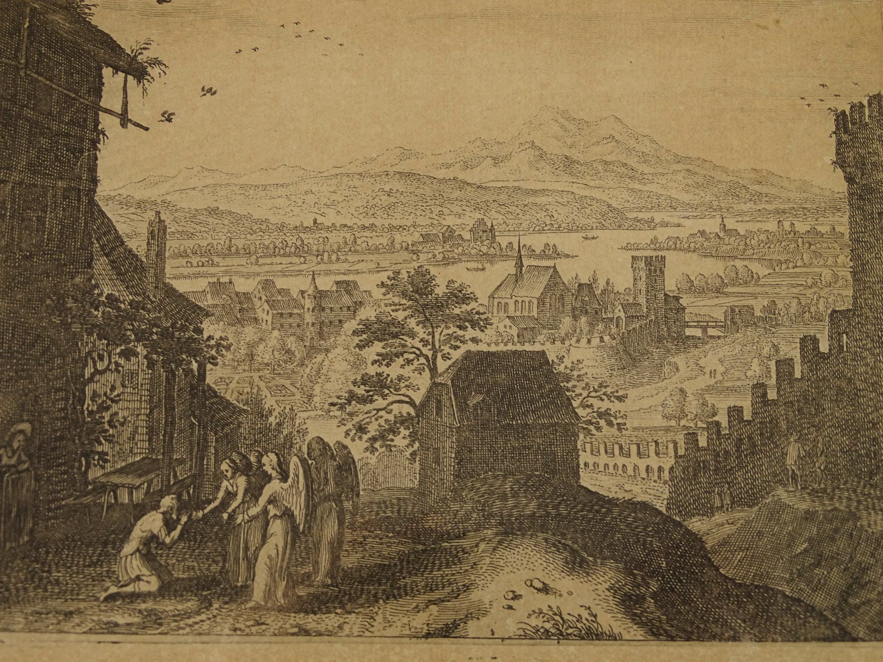 Incisioni: BASEL, KUPFERSTICH 1625 – Usato da Grüningen venduto da Kartensammler 2
