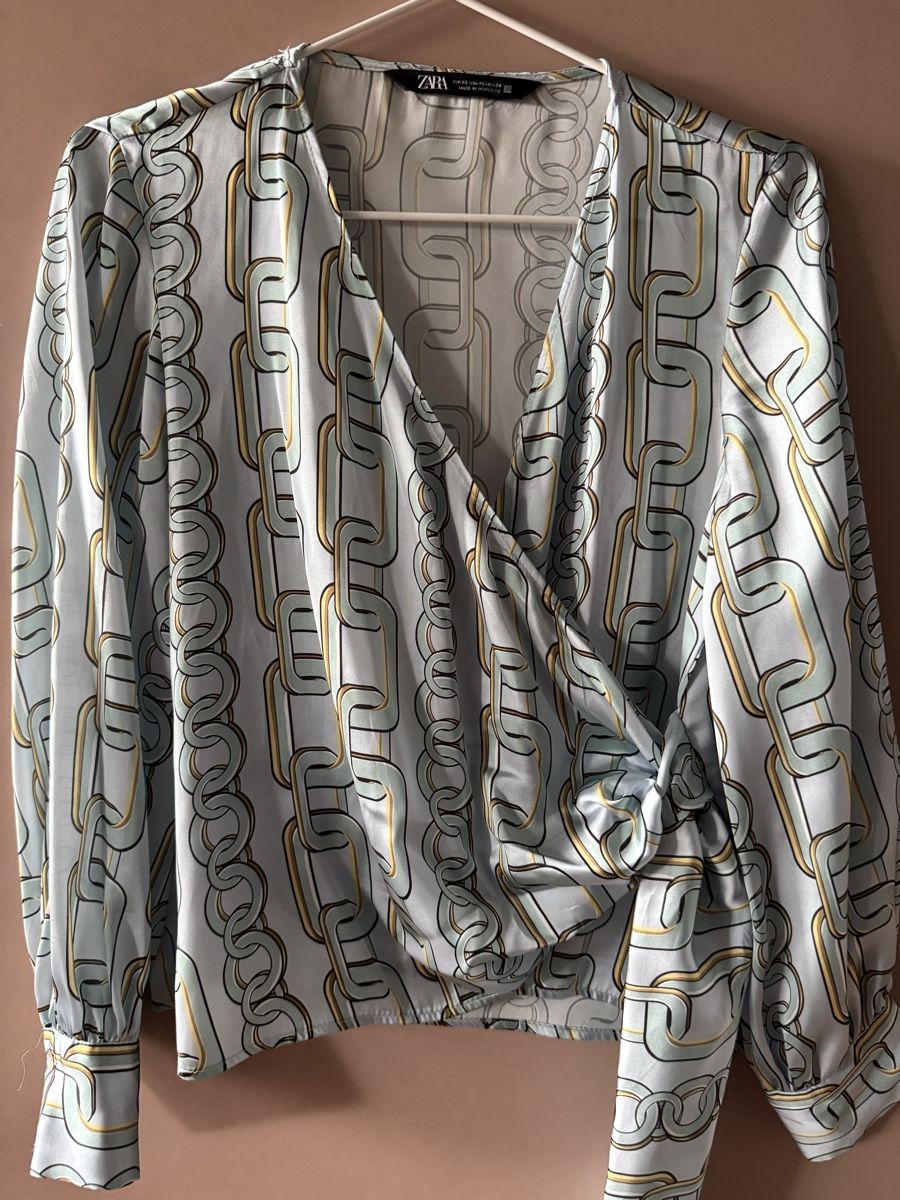Zara Camicette: Zara Bluse, Wickeloptik – Nuovo (secondo la descrizione) da Emmen venduto da t_a_n88x 1
