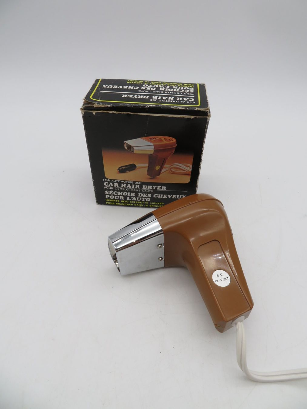 Föhn: Retro Auto-Föhn von Anex – Gebraucht aus Reinach BL von WBZ-Flohmarkt