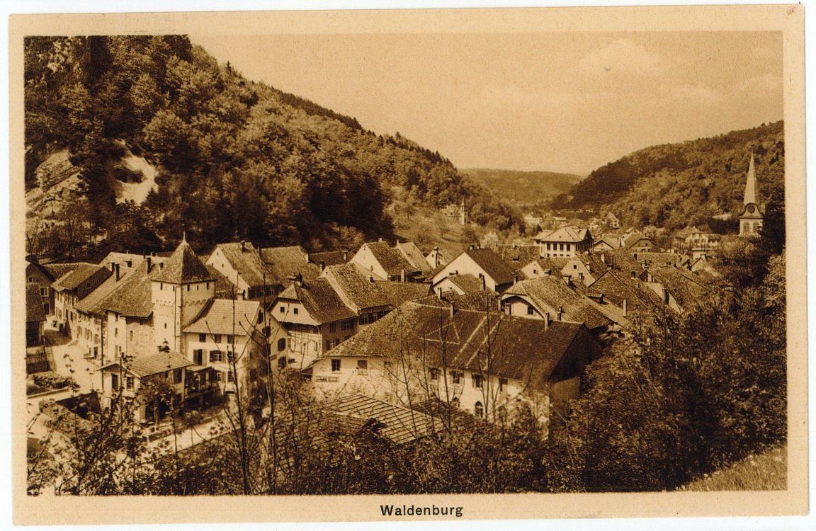 Cartoline postali: BL 99 Waldenburg 1912 – Usato da Fribourg venduto da philafri