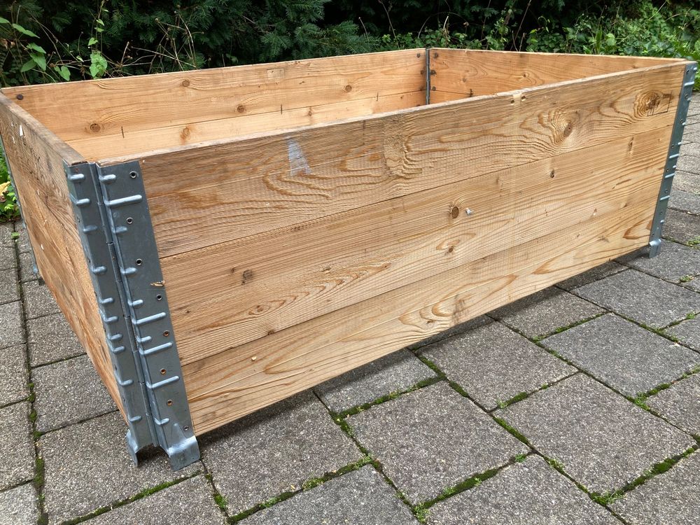 Palettenrahmen aus Holz für Hochbeete (1/2) Kaufen auf Ricardo