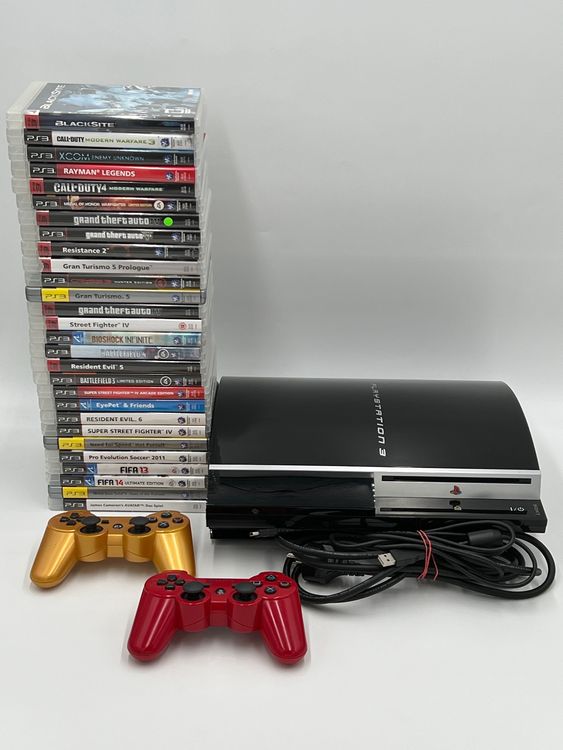 PlayStation 3 fat lady 80GB version mit controller und spiel Kaufen auf Ricardo